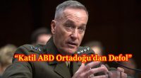 Kanlı Zalimin geleni gideni bitmiyor Ge&ccedil;en haftalarda İşkenceci CIA Başkanı, şimdi de insan soyunun en b&uuml;y&uuml;k d&uuml;şmanı ABD&nbsp;Emperyalizminin&nbsp;Genelkurmay&nbsp;Başkanı Orgeneral&nbsp;Joseph Dunford&nbsp;topraklarımızı kirletiyor, kanlı elleri ve ayaklarıyla. Konu aynı, Suriye&rsquo;de ABD Askeri [&hellip;]