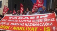 DİSK/Nakliyat-İş Sendikasından: MSC/Medlog Lojistik’te İşçi Kıyımına Karşı İlk Hukuk Zaferi İzmir’den Dünyanın ikinci büyük konteyner operatörü olan MSC (Mediterranean Shipping Company)’nin MEDLOG Lojistik işyerinde Sendikamıza üye olduğu için işten atılan [&hellip;]