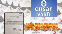 Kızılay’ın, yurtlarındaki tecavüz olaylarıyla gündeme gelen Ortaçağcı Ensar Vakfı’na 8 milyon dolar bağışta bulunduğu ortaya çıktı. Kızılay bu bağışı, Başkentgaz’ın kendisine yaptığı bağışı aktararak yapmıştı. Bu, son dönemde gerçek işlevinden […]