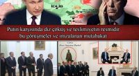 Ne oldu Hafız? İşin sonu nereye vardı? Putin’in önünde el bağlayıp diz çökmeye, değil mi? Bak, Bakan diye götürdüğün zevat ayakta nasıl dizilmişler Putin’in karşısına. Musalla taşı önünde durur gibi [&hellip;]