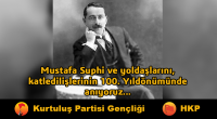 Halkın Kurtuluş Partisi olarak 2008 yılında İzmir’de gerçekleştirdiğimiz Hikmet Kıvılcımlı Anması sırasında, Genel Başkan’ımız Nurullah Ankut’un yaptığı ana konuşmada yer alan Mustafa Suphi Yoldaş ve Onbeşler’le ilgili bölümü, Yoldaşlarımızın alçakça [&hellip;]