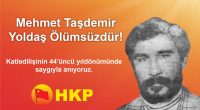 4 Mayıs 1978’de bir dağ devrildi. 4 Mayıs 1978’de Türkiye Halklarının bağrından çıkmış bir militanı kaybettik. Faşist katiller kahpece pusu kurarak bir militanı daha katlettiler. Konya Mimarlık-Mühendislik Akademisi öğrencisi Mehmet [&hellip;]