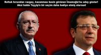 Ülen Sorosdaroğlu Kemal nam Hafız! Sana aylardır söylüyoruz; sen ibişsin oğlum, senden lider olmaz, diye. Amerika seni o koltuğa 2008’de çalışmaya başlayıp 2010’da; Mustafa Kemal’lerin, İnönü’lerin CHP’sini bitiresin ve Tayyipgiller […]