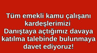 AKP iktidarınca çıkartılan 7456 sayılı torba yasa ile 375 Sayılı KHK’ya eklenen Ek Madde 40’la kamu çalışanlarına uygulanan seyyanen zammın emekli kamu çalışanlarına da uygulanmaması işleminin iptali için Partimiz ve […]