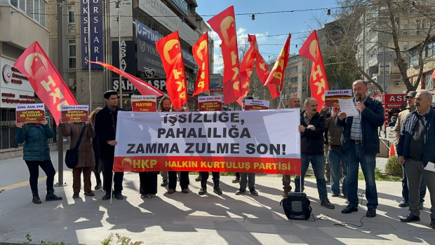 Parababaları düzeninin günümüzdeki bekçisi, halkımızın sırtına kene gibi yapışmış AKP’giller’in günden güne halkımızı daha çok açlık ve sefalete sürüklemesini bir kez daha protesto etmek için Ankara Kızılay’da bir araya geldik. [&hellip;]