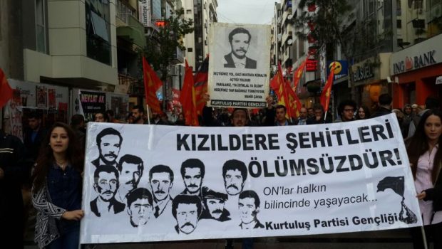 “Katil ABD Ortadoğu’dan ve Ülkemizden Defol” diyemeyenler, “Hoşt Amerika Puşt Amerika!”, “Yankee Go Home!” sloganını haykıramayanlar, Kızıldere’de katledilen Mahir Çayan ve Yoldaşlarını anamaz, ON’lara sahip çıkamaz, ON’ların devamcısı olamaz, ON’ların [&hellip;]
