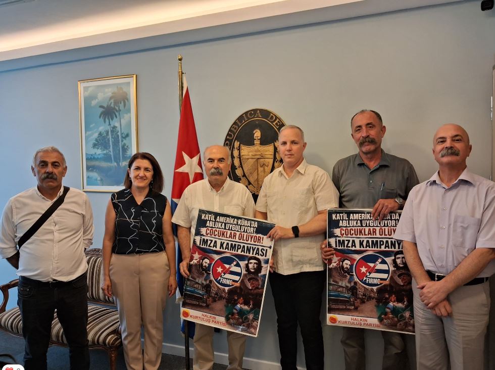Dünya Halklarının Başdüşmanı ABD Emperyalist Haydut Devletinin Sosyalist Küba’ya uyguladığı ablukaya ve Küba’yı işgal planlarına karşı Dünya Sendikalar Federasyonu (DSF) Latin Amerika-Karayipler Bölgesel Ofisi, Uluslararası İşçi Enstitüsü (IWI) ve Küba [&hellip;]