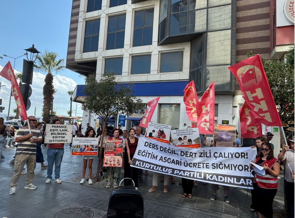 İzmir İl Örgütü Kadın ve Çocuk Komitesi olarak; Bin Yılın  Felaketi AKP’giller iktidarının 25 yıldır uyguladığı zulüm politikalarıyla işçi-emekçi halkımızı işsizlik ve pahalılık cehennemine mahkûm etmesini, Laik Cumhuriyet’in tüm kazanımlarını [&hellip;]